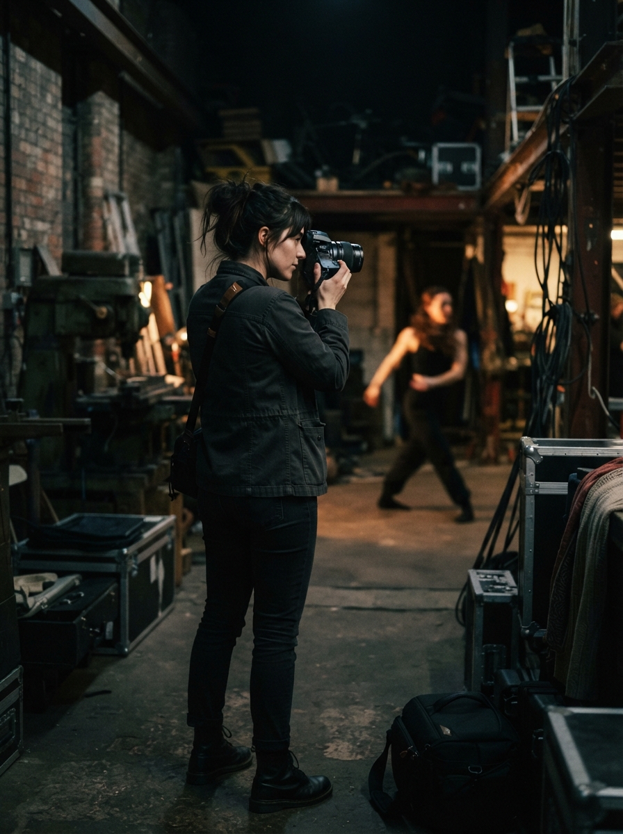 Roan — photographer and videographer at work