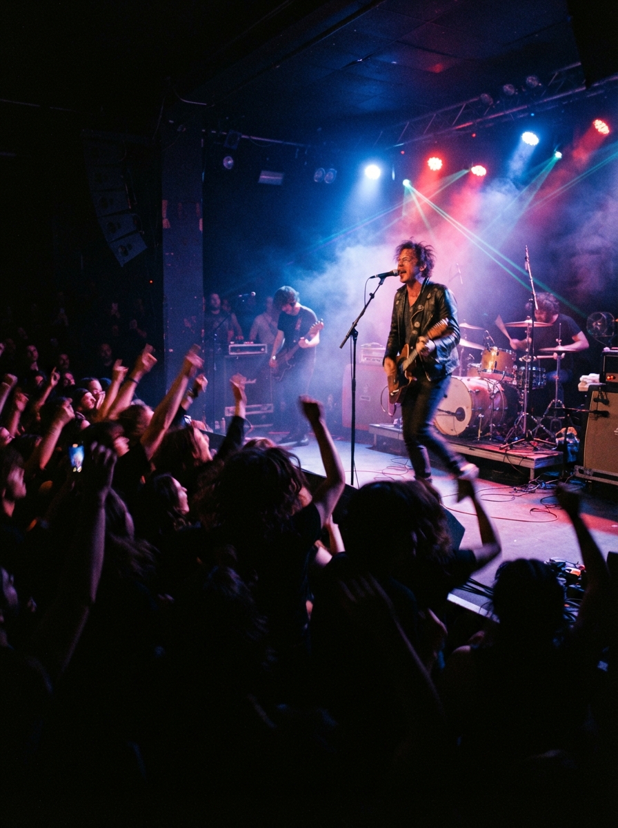 Live music event photography — crowd energy