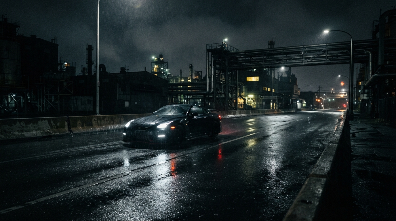 Video thumbnail — night drive automotive film