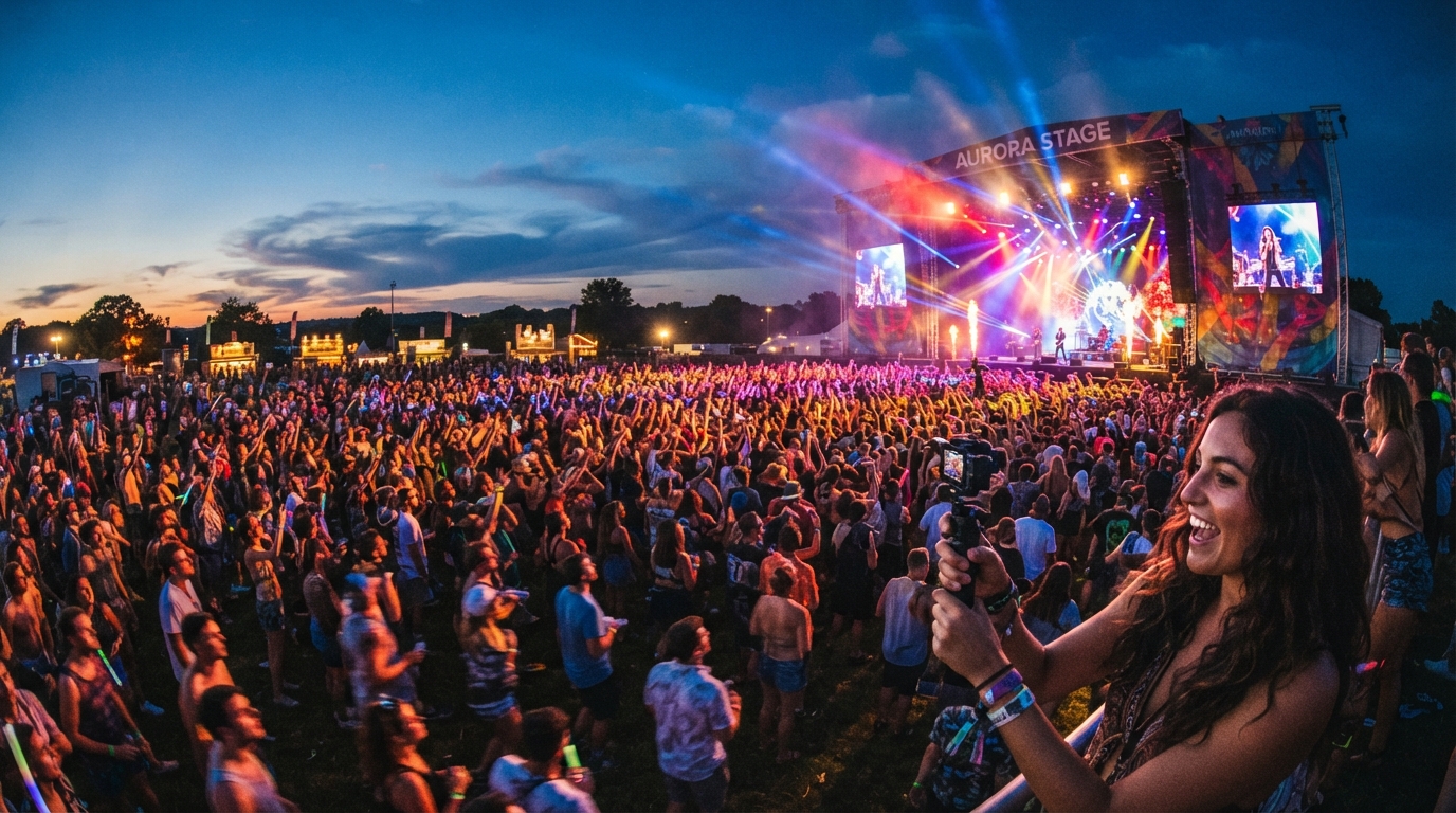 Video thumbnail — festival vlog